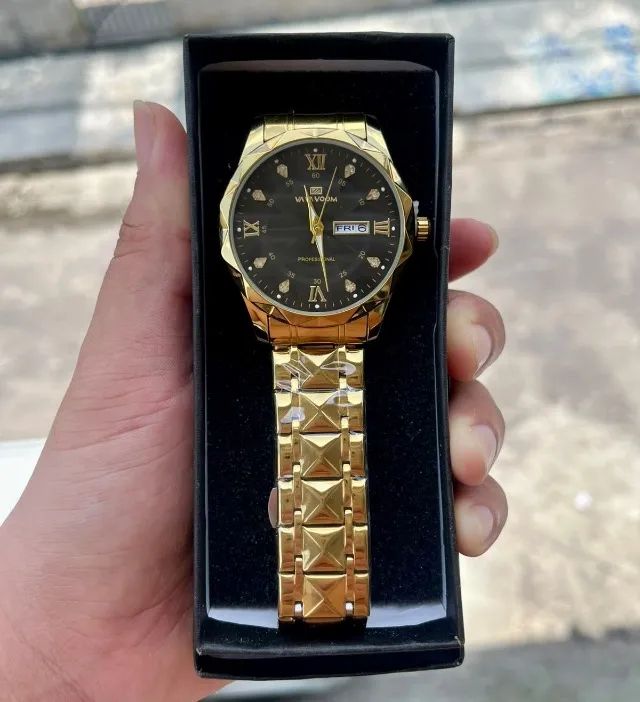 RELOGIO DE LUXO ESTILO DIAMANTADO - OFERTAS