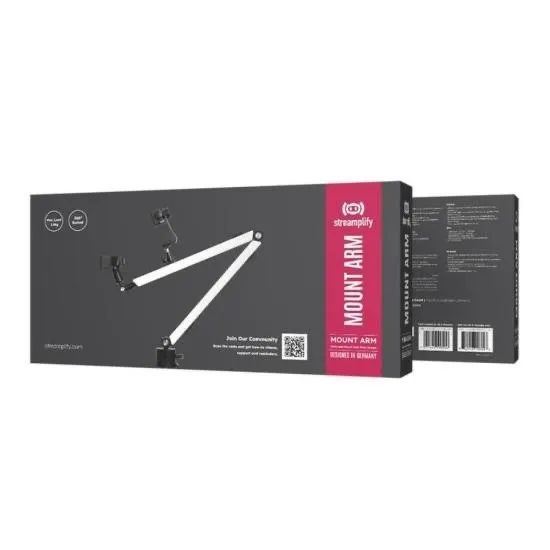 Suporte Para Microfone Flexível Mount Arm Streamplify Lacrado  - Foto 3