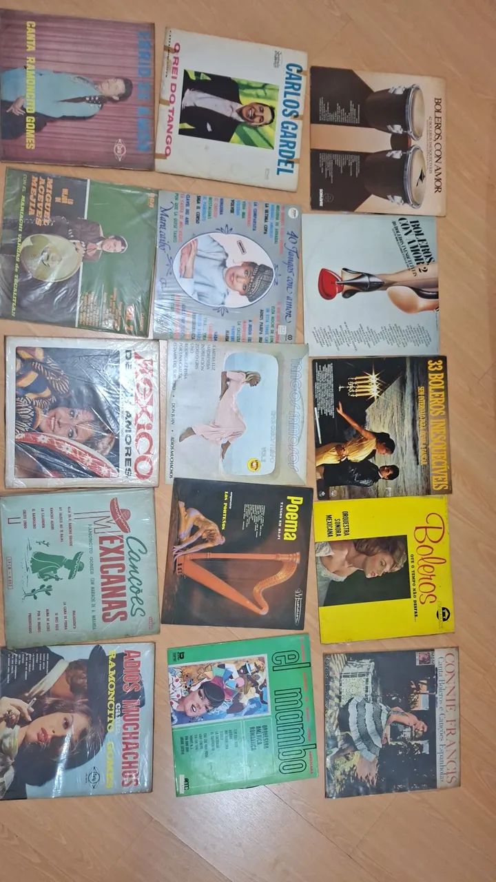 Coleção 15 LPS  Boleros e Tango