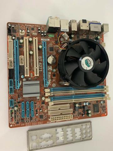 Kit 1156 i5 placa mãe + processador i5 3,20Mhz