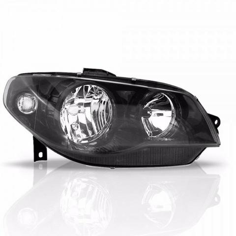Farol Mascara Negra Fiat Palio / Strada / Siena / Weekend 2004 a 2011 lado direito