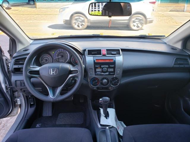 Honda city LX 1.5 13/13 aut. prata flex - Foto 8