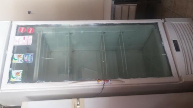 Máquina frangueira e geladeira vitrine - Foto 3