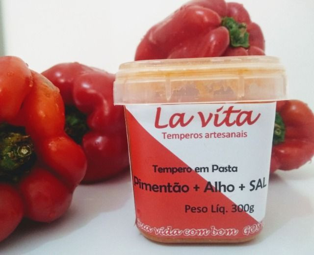 Tempero artesanal com Pimentão Vermelho