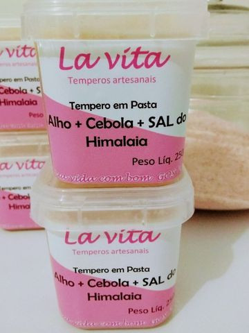 Tempero artesanal com Sal do Himalaia