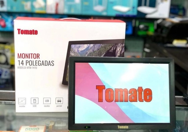 Tv Monitor Digital Portátil Led Hd Tela 14 Polegadas Tomate MTM-403 - Foto 2