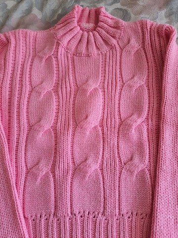 Blusão de lã P feminino  - Foto 3