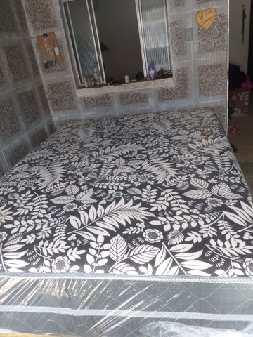 Cama box casal ( 5cm espuma), Consulte seu frete  - Foto 2