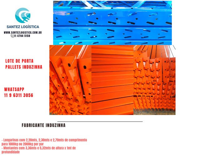 Induzinha porta pallets pra vender hoje