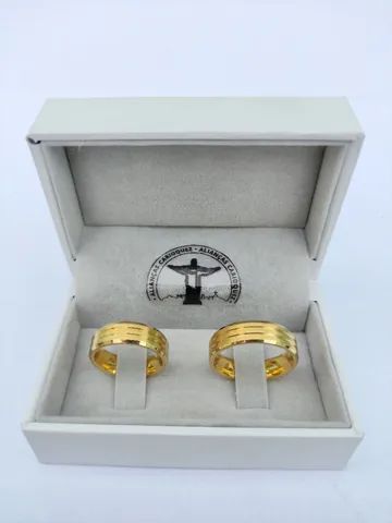 PAR DE ALIANÇAS NAMORO 