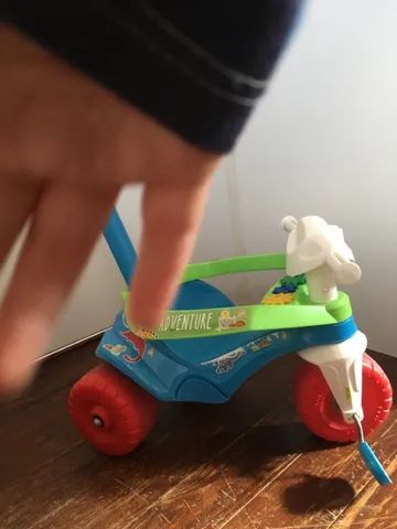 Triciclo infantil escolar pega carona bandeirante brinquedo bandeirante
