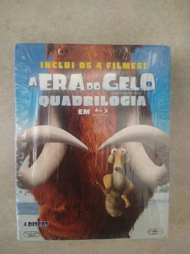 Box Blu-Ray - A Era Do Gelo - Quadrilogia 4 Filmes - Lacrado na