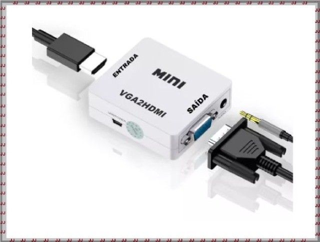 Conversor de vídeo Hdmi para Vga - Digital para analógico