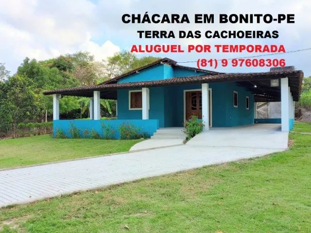 Chácara com Piscina em Bonito/PE - Terra das Cachoeiras