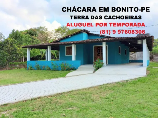 Chácara com Piscina em Bonito/PE - Terra das Cachoeiras