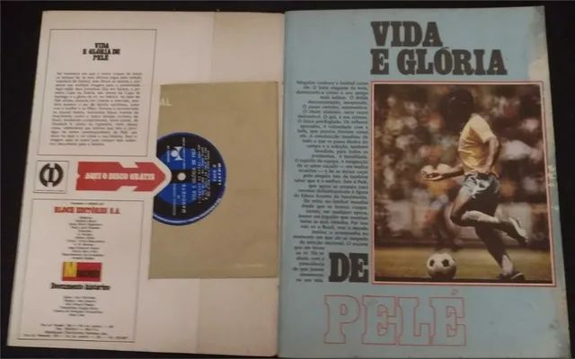 Manchete a vida e gloria do Pelé disco incluso - Foto 2
