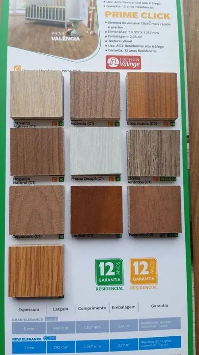 Piso laminado Eucafloor Prime Cola 