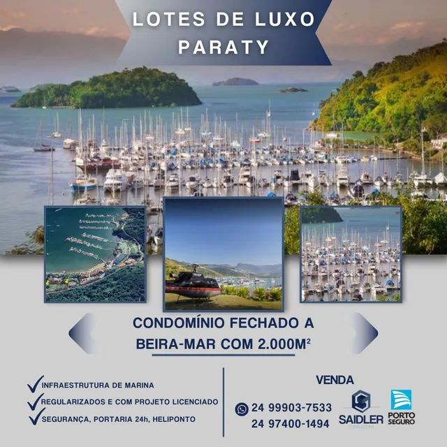 Área em Marina - Paraty RJ 