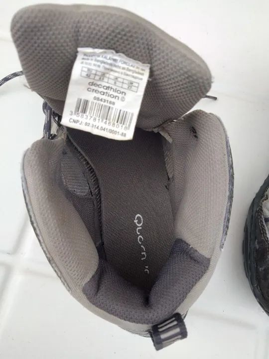 Bota Trilha Masculina Quechua Forclaz 500 39/40 (Usado) - Foto 5