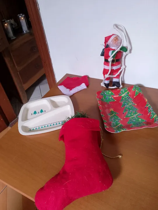 Decoração Natalina Completa, PAPAI NOEL SEM USO