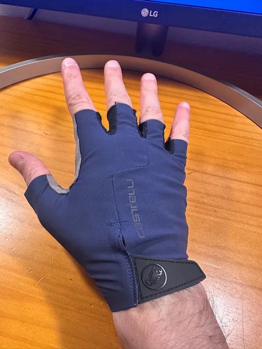 Luvas Castelli Premio Azul - Tam M - Novo - Foto 4