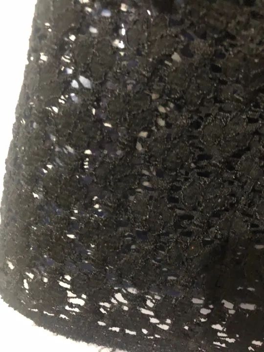 Blusa preta de renda (P) - Foto 2