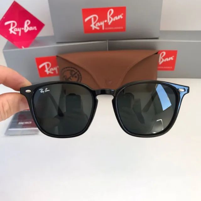 Óculos Ray ban RB4258 Black lentes de cristal  - Foto 5