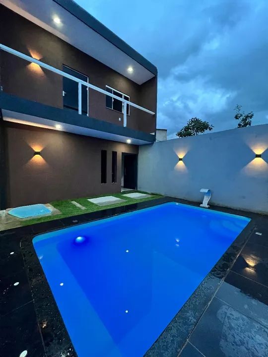 Piscina 6m já com instalação e cascata 