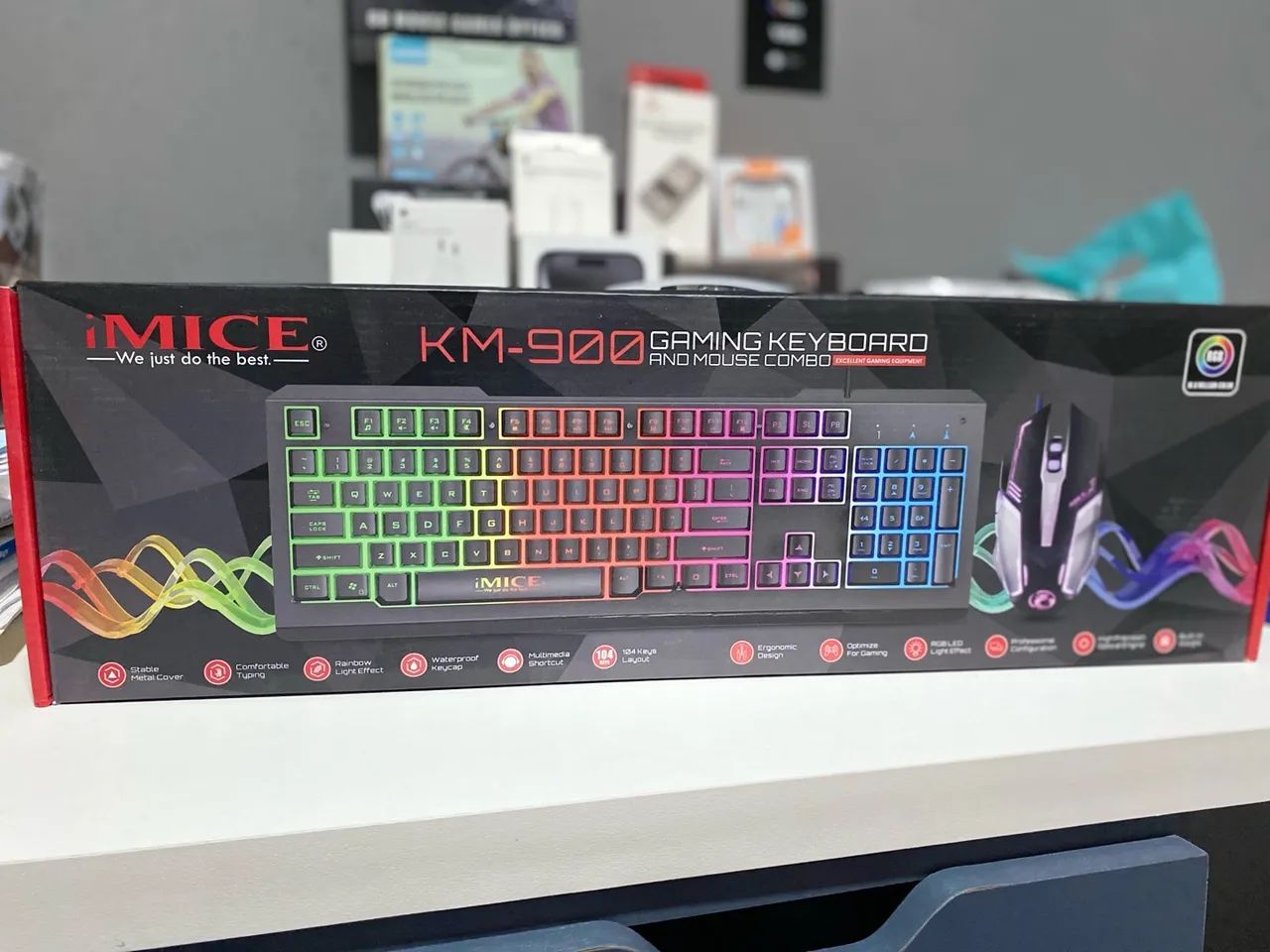 Teclado e Mouse Gamer KM-900 iMice