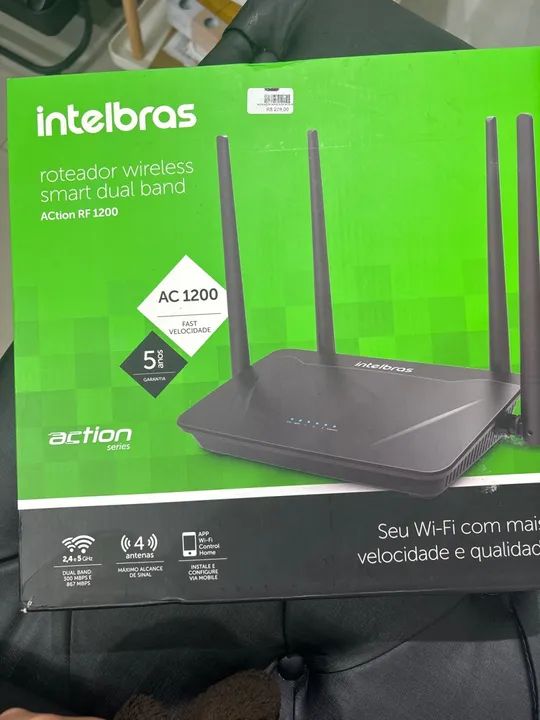 Roteador Wireless Intelbras AC1200 Dual Band RF1200