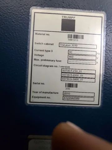 Maquina corte laser Trumpf CO2    3200 W  com rotolass - Foto 3
