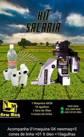 Kit de máquina de costurar sacaria NewmaqGk26