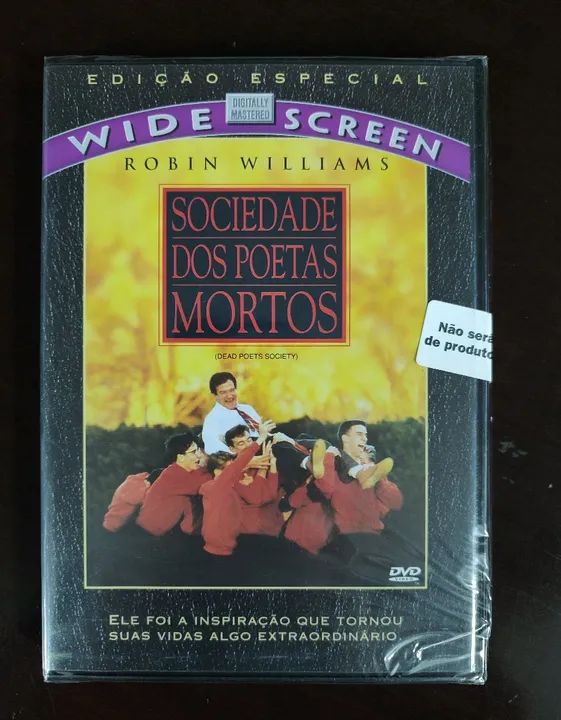 DVD Sociedade dos Poetas Mortos lacrado