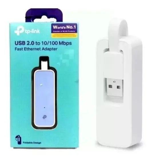 Adaptador Rede USB RJ45 Fêmea TPLink UE200 Usb 2.0 - Loja Natan Abreu 