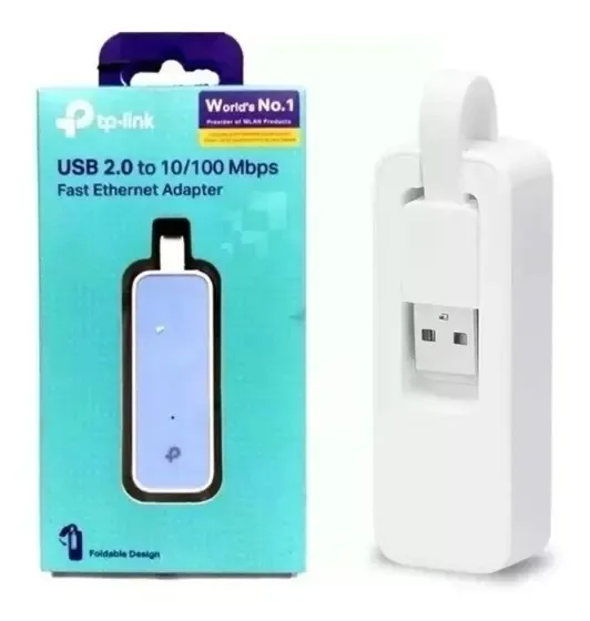 Adaptador Rede USB RJ45 Fêmea TPLink UE200 Usb 2.0 - Loja Natan Abreu