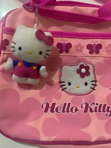 Bolsa infantil Hello Kitty praticamente nova - Foto 3