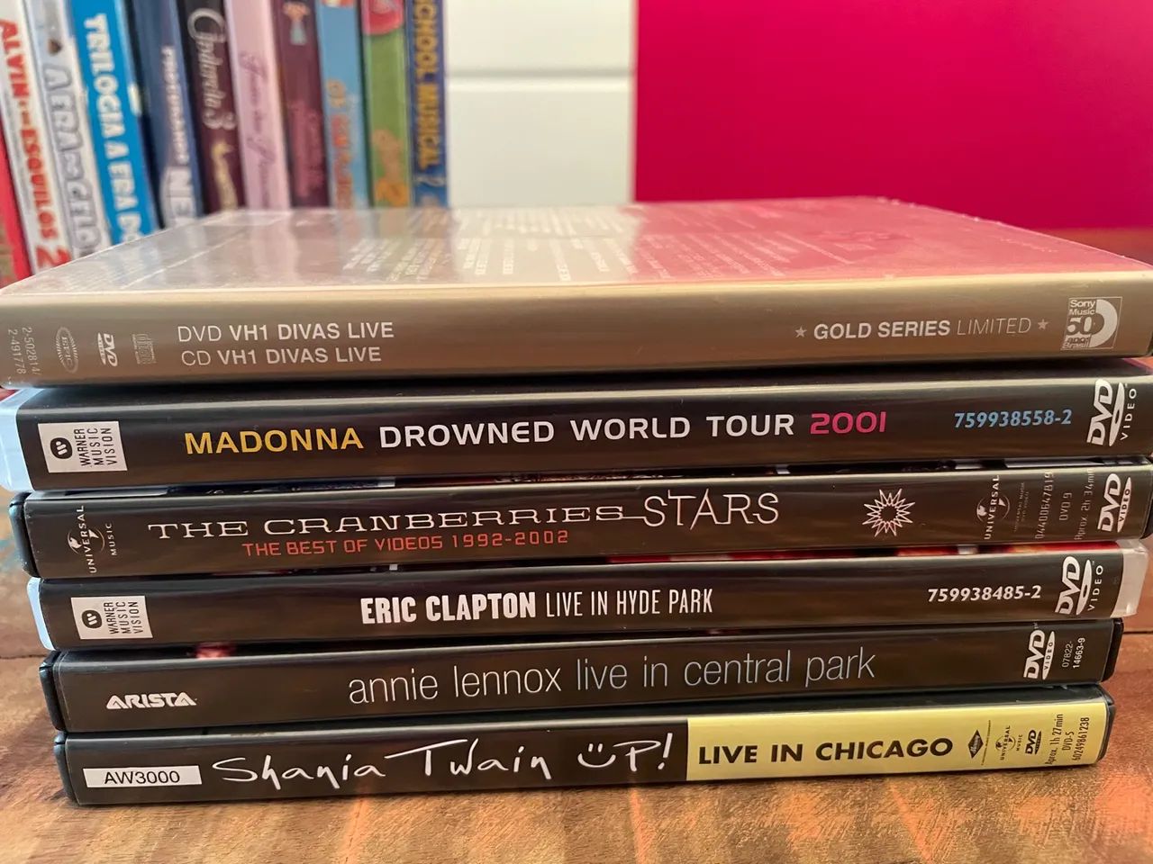 Lote 6 DVD s Musicais - Shows