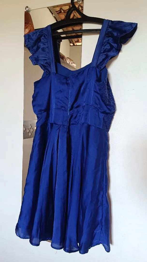 Vestido Azul de renda G/GG - Foto 3