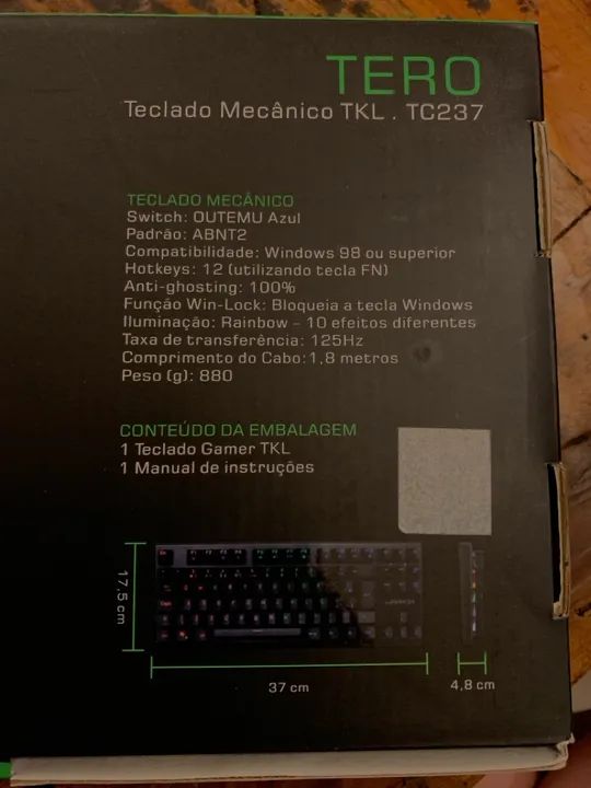 Teclado Gamer Warrior Mecânico - Foto 5