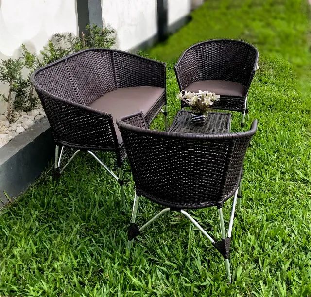 Conjunto de sofá em fibra sintética!!! - Foto 2