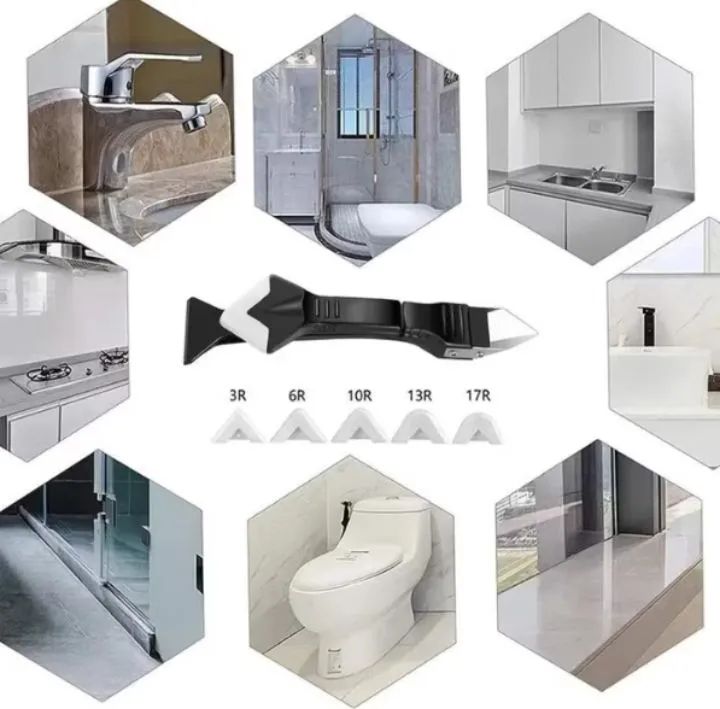 Espátula Removedor de Silicone | Raspador Calafetagem | 5 Tipos de Acabamento para Piso - Foto 6