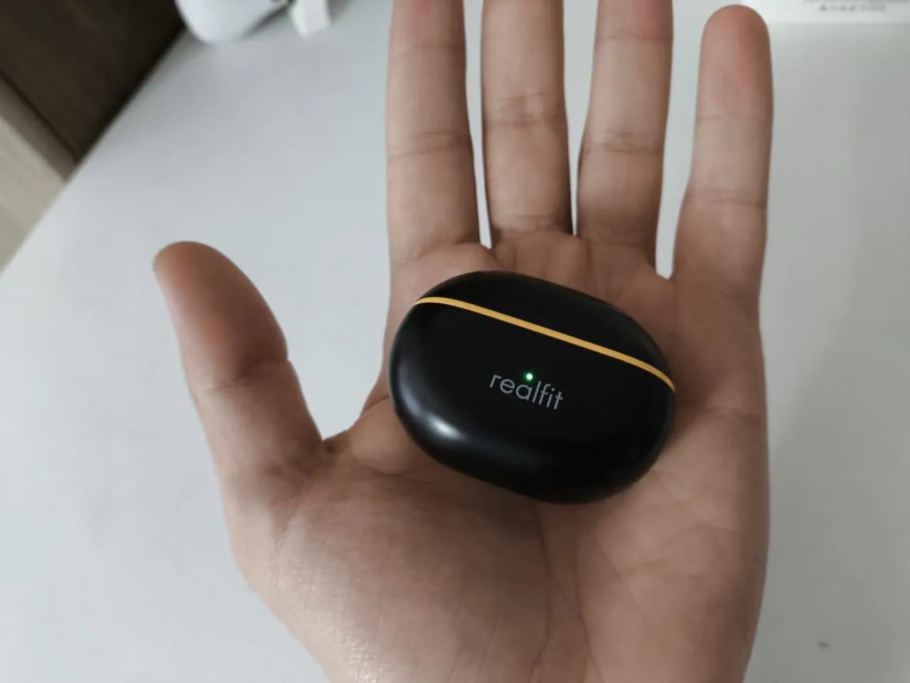 Fone de ouvido Bluetooth Realfit F4 com Cancelamento de ruido 40db - Foto 4