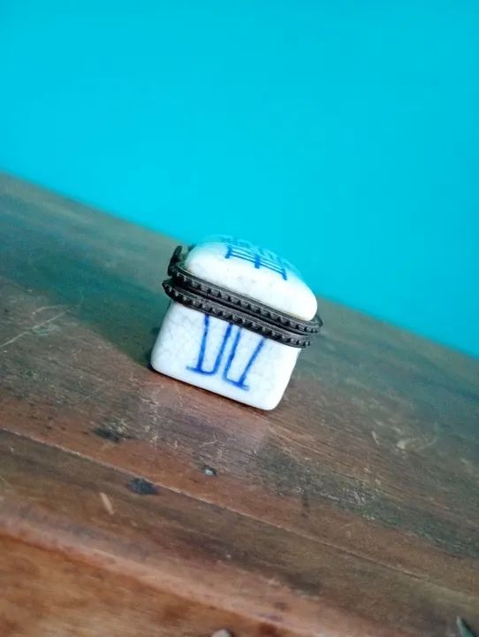 Caixa de joias vintage em porcelana - Foto 3