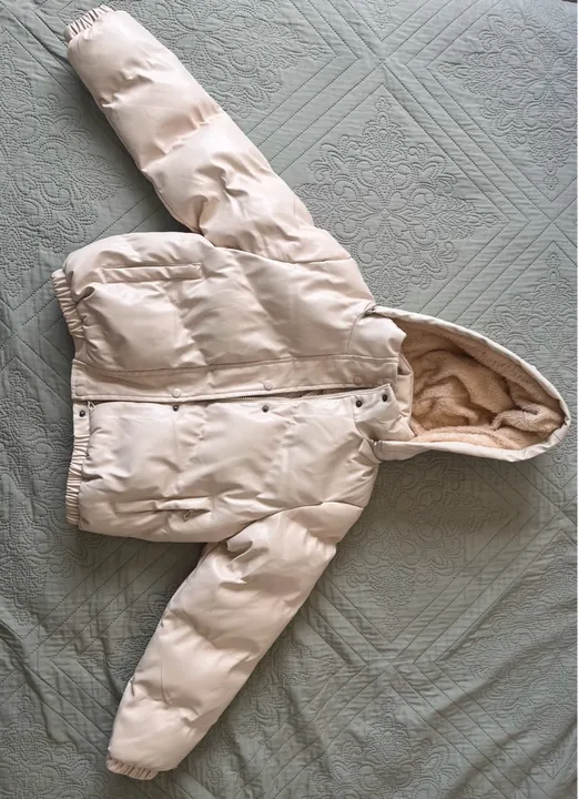 Casaco de inverno feminino bege