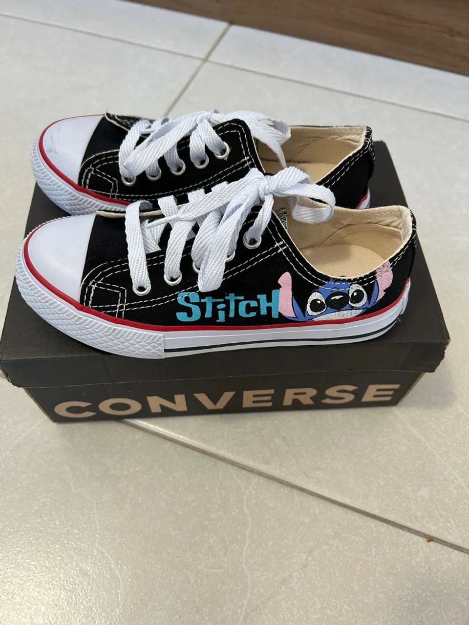 Tênis Converse Infantil Stitch