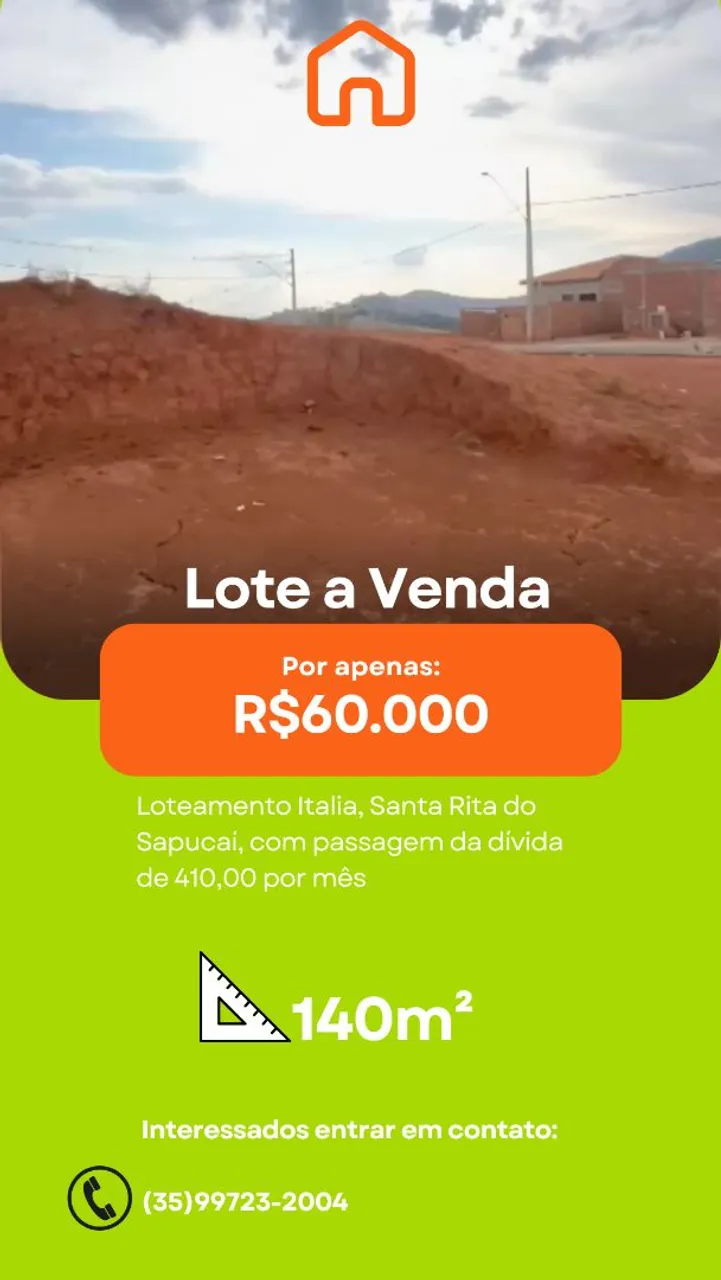 Terreno Santa Rita do Sapucaí MG