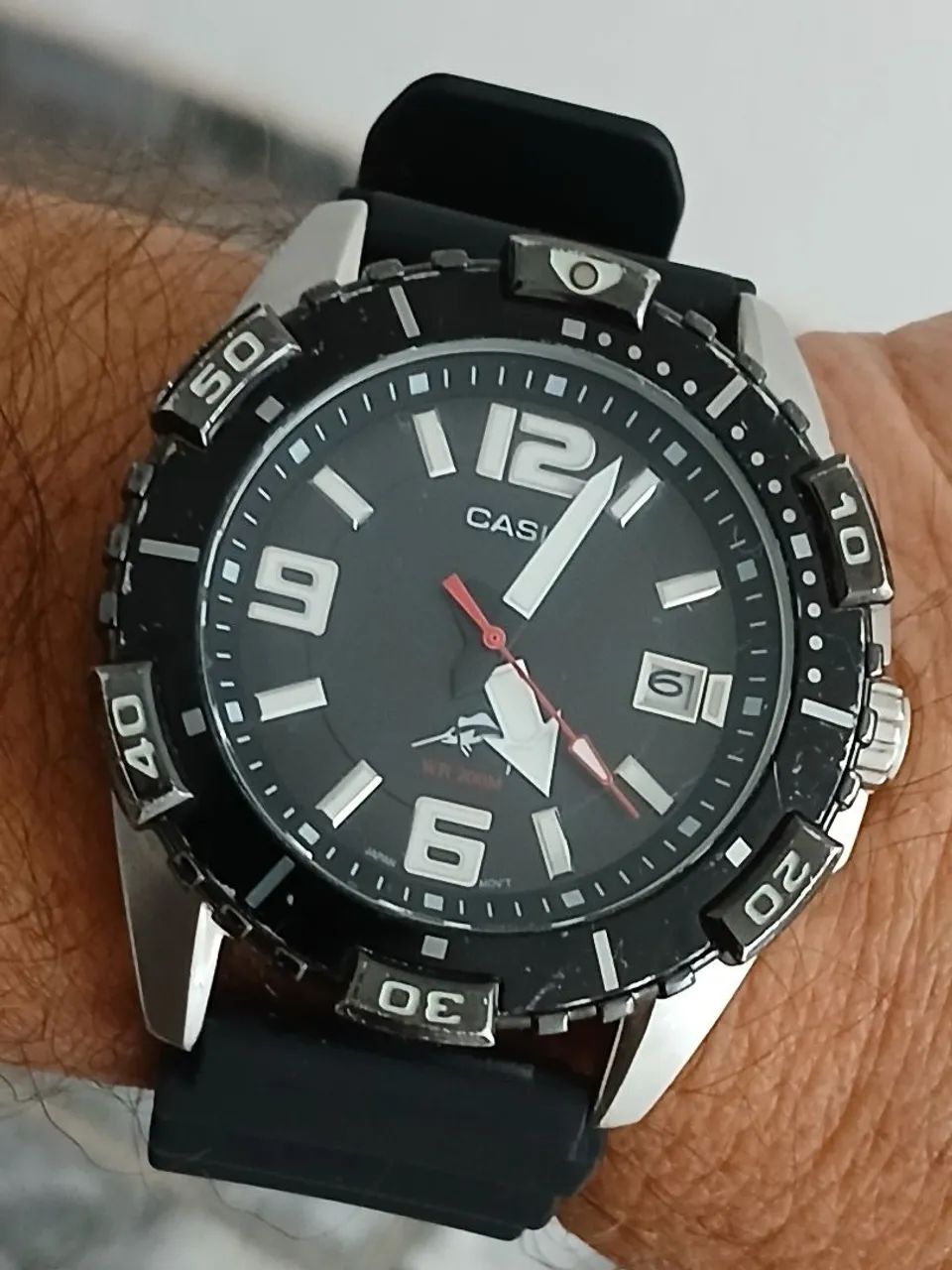 Relógio antigo Casio Merlin diver 200m raridade item de coleção  - Foto 4