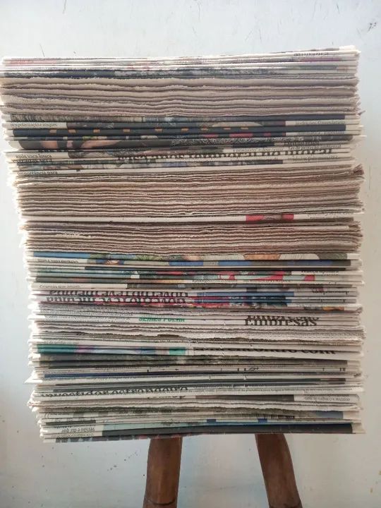 Jornais usados limpos 10 kg - Foto 6
