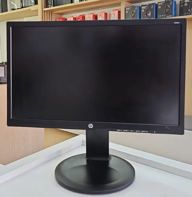Monitor LED HP - 22 polegadas com HDMI - Melhor Marca e Modelo - Garantia 3 meses - Loja - Foto 3