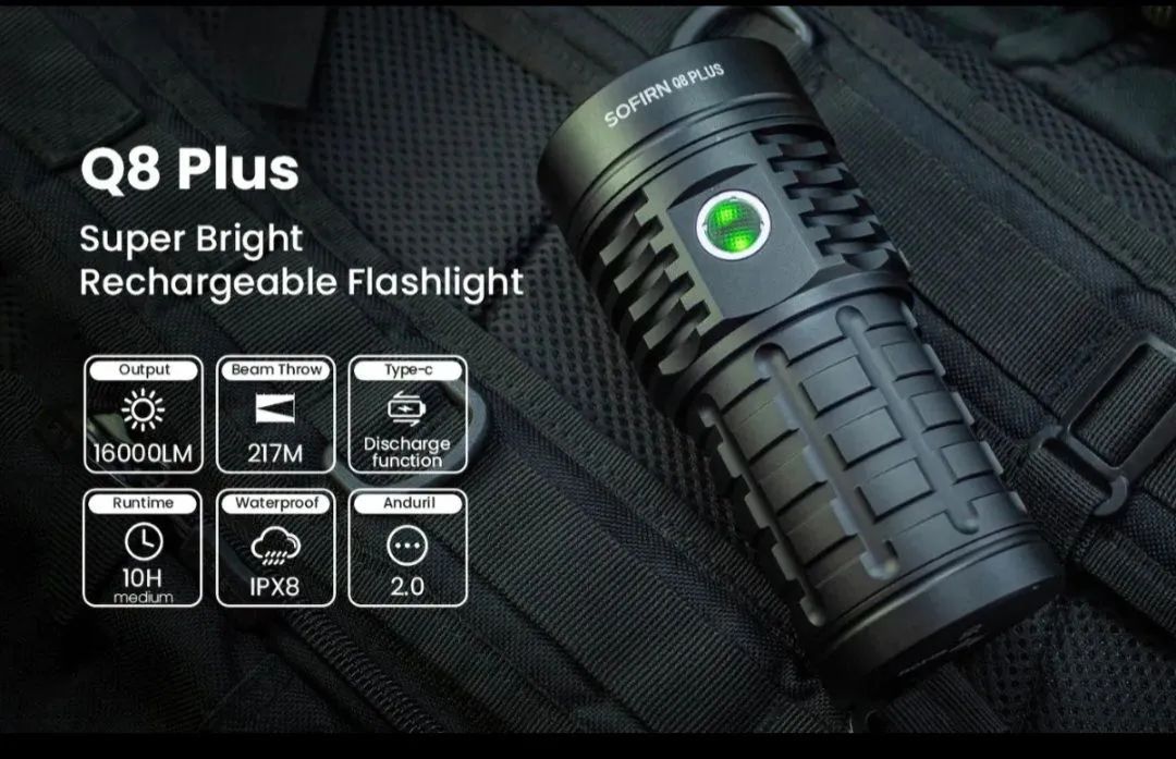 Lanterna Sofirn Q8 Plus - 16000 Lumens - Foto 5